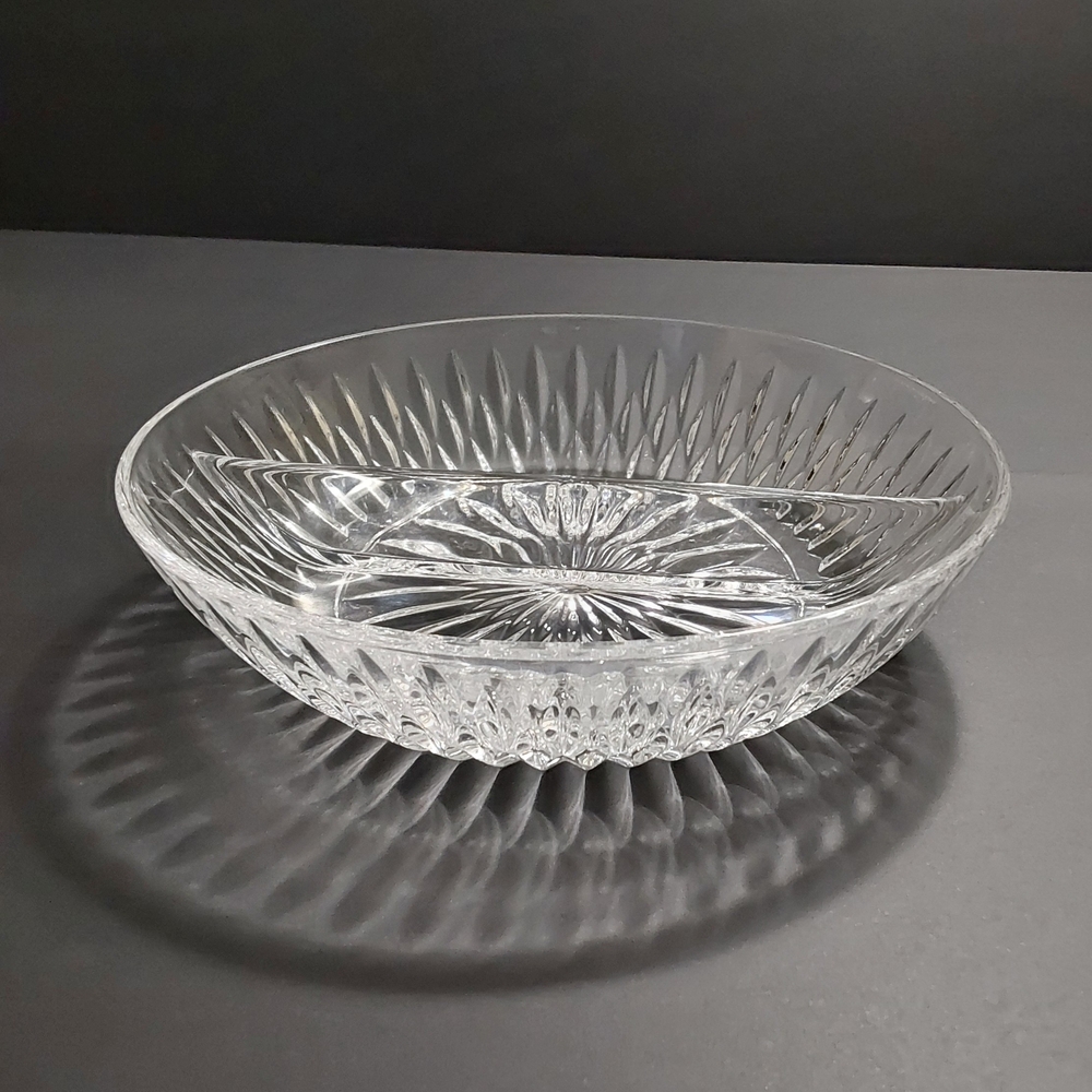 Vintage Princess House Crystal Serving Dish